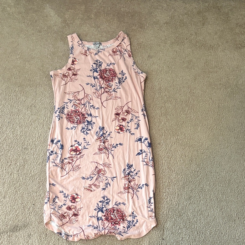 J for Justify Pink Floral Dress